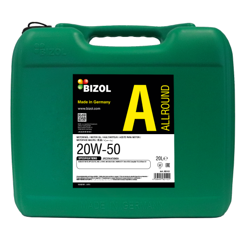 BIZOL Allround Motoröl 20W-50 - 20 Liter