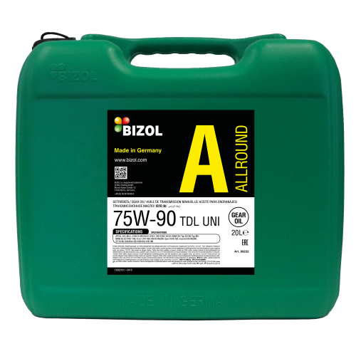 BIZOL Allround Gear Oil Getriebeöl TDL 75W-90 UNI - 20 Liter