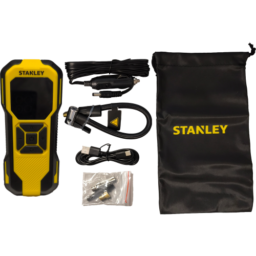 Stanley Akku Luftpumpe Mini-Kompressor mit Zubehör 14,2 l/min bei 0 bar