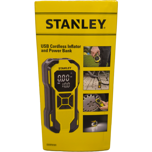 Stanley Akku Luftpumpe Mini-Kompressor mit Zubehör 14,2 l/min bei 0 bar