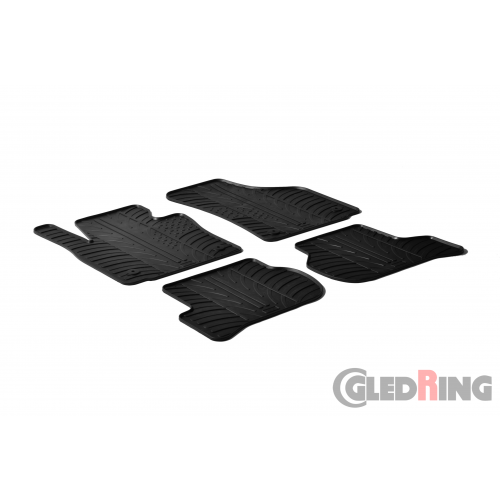 Original Gledring Passform Fußmatten Gummimatten 4 Tlg.+Fixing - Seat Ibiza  2008->2017 - Motoröl günstig kaufen