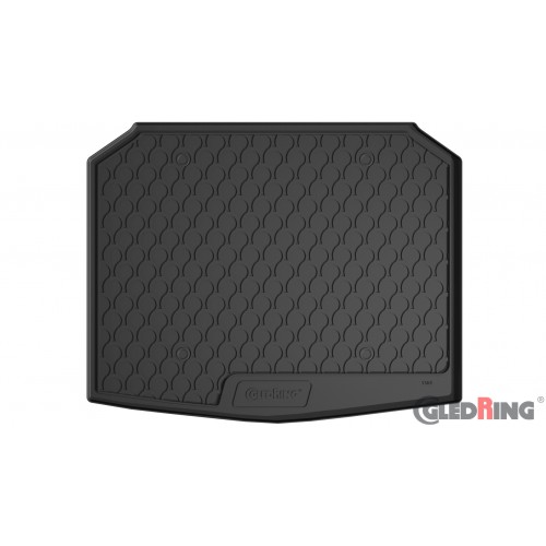 Original Gledring Premium Gummi Kofferraummatte - SKODA Karoq 2WD&4WD (Tiefer variabler Boden) 2017->