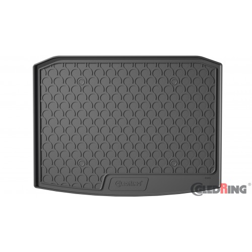Original Gledring Premium Gummi Kofferraummatte - SKODA Karoq 2WD (Tiefer Boden) 2017->