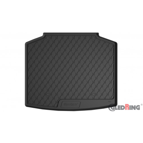 Original Gledring Premium Gummi Kofferraummatte - SKODA Scala (Unterer Boden / Nicht für variablen Boden) 2019->