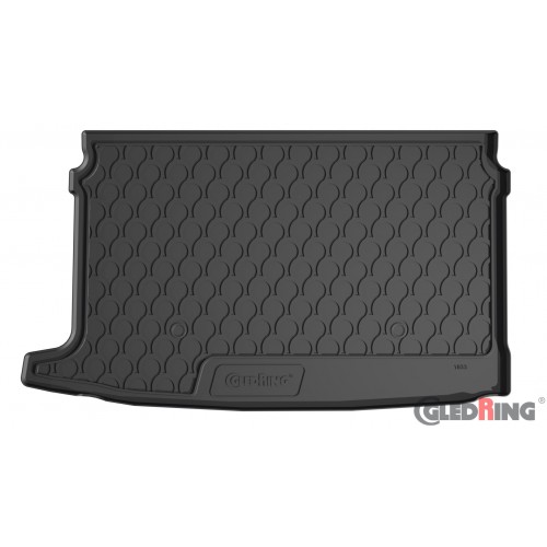 Original Gledring Premium Gummi Kofferraummatte - VOLKSWAGEN Polo (Basisboden) 2009->