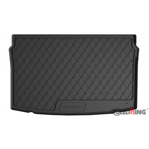 Original Gledring Premium Gummi Kofferraummatte - VOLKSWAGEN Polo (Basisboden) 2017->