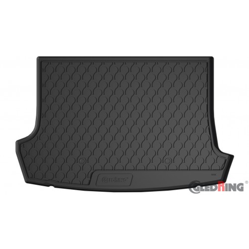 Original Gledring Premium Gummi Kofferraummatte - VOLKSWAGEN T-Roc (Ober variabler Boden) 12.2017->