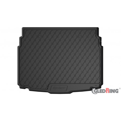 Original Gledring Premium Gummi Kofferraummatte - VOLKSWAGEN T-Roc (Tiefer variabler Boden) 12.2017->