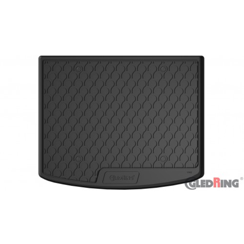 Original Gledring Premium Gummi Kofferraummatte - VOLVO V40 D2,D3,D4 (Euro 6) (Oberer Boden) 03.2018->