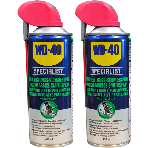 WD-40 SPECIALIST Smart Straw Hochleistungs-Schmierspray 2x 400 Milliliter