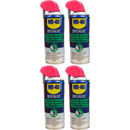 WD-40 SPECIALIST Smart Straw Hochleistungs-Schmierspray 4x 400 Milliliter