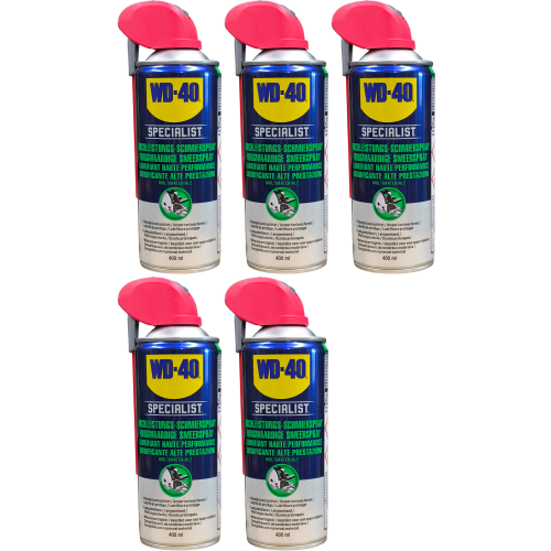 WD-40 SPECIALIST Smart Straw Hochleistungs-Schmierspray 5x 400 Milliliter