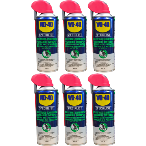 WD-40 SPECIALIST Smart Straw Hochleistungs-Schmierspray 6x 400 Milliliter