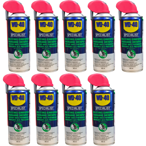 WD-40 SPECIALIST Smart Straw Hochleistungs-Schmierspray 9x 400 Milliliter