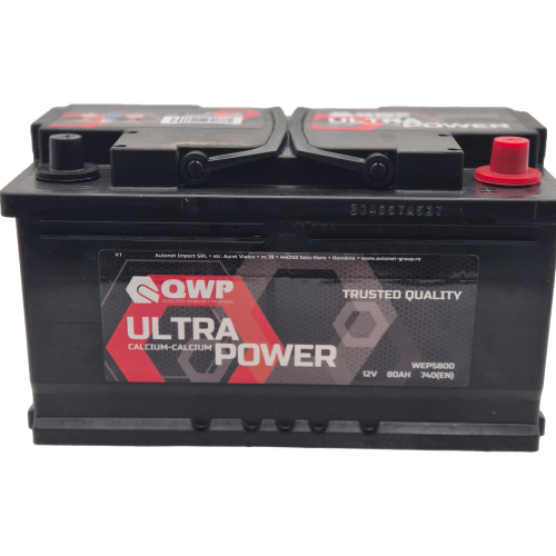 QWP Ultra Power Starterbatterie 12V 80AH 740A