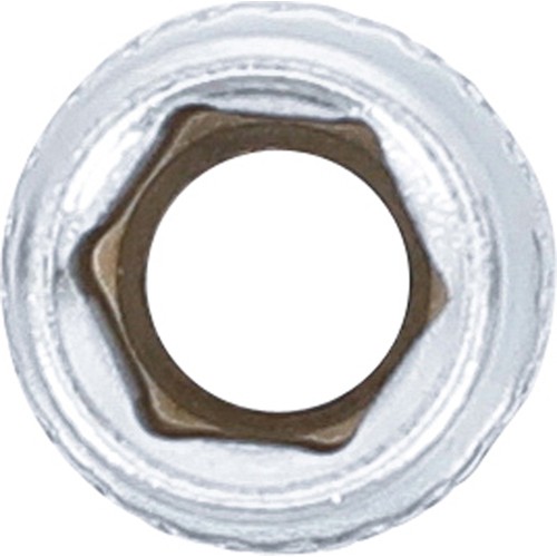 BGS Steckschlüssel-Einsatz Sechskant | Antrieb Innenvierkant 6,3 mm (1/4"") | SW 7 mm