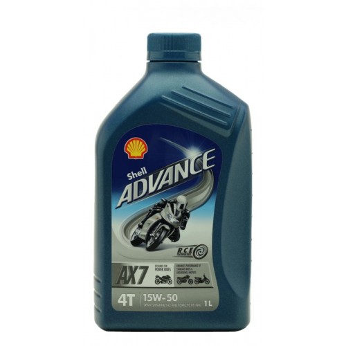 Shell Advance AX7 4T 15W-50 Motorrad Motoröl 1l