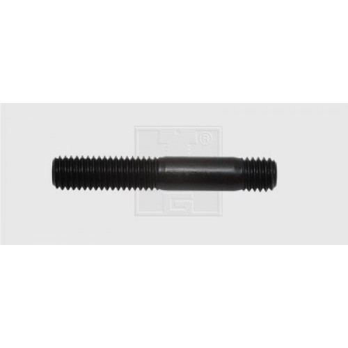 Stiftschraube 5.8 M8 x 35, Stahl blank thermisch geschwärzt, DIN 939