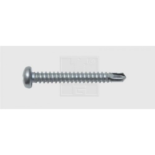Bohrschraube Linsenkopf 4,8 x 16, verzinkt, DIN 7504-N 16Stk.