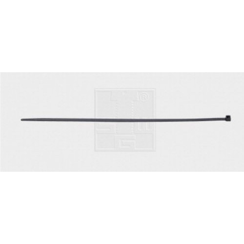 Kabelband Kunststoffzunge 7,5 x 450, schwarz 50Stk.