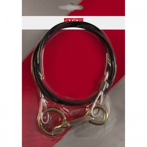Abreißseil mit Ring 1000 mm, schwarz, verpackt