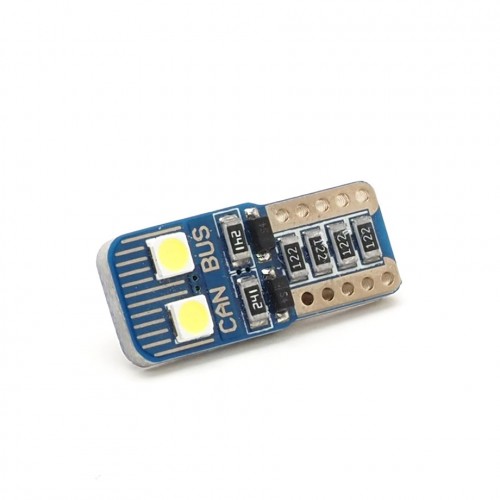 LIMOX LED Glassockel W5W W2,1x9,5d 4x 2835 SMD Weiß T10 Canbus