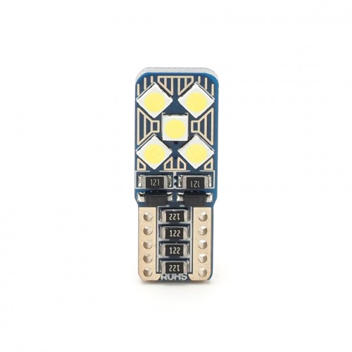 LIMOX LED Glassockel W5W W2,1x9,5d 10x 2835 SMD Weiß T10 Canbus