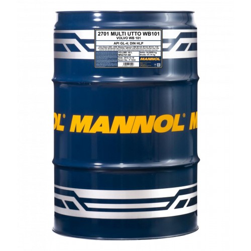 Mannol 2701 UTTO WB 101 Mehrzwecköl 60l Fass