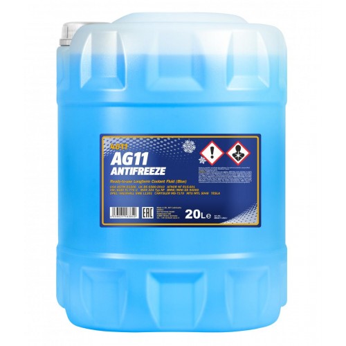 Mannol 4011 AG11 Kühlerfrostschutz Fertigmischung -40° 20l Kanister