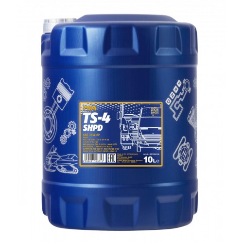Mannol 7104 TS-4 SHPD 15W-40 LKW Motoröl 10l Kanister