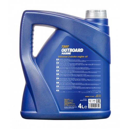 Mannol 7207 2-Takt Outboard Marine Motoröl 4l Kanister