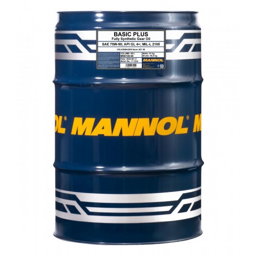 Mannol 8108 Basic Plus 75W-90 Getriebeöl 60l Fass