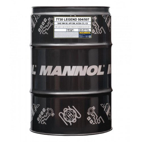 Mannol 7730 Legend 504/507 0W-30 Motoröl 60l Fass