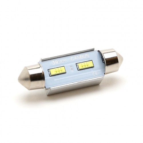 LED Soffitte C5W 39mm 2x 2055 SMD Weiß 250 Lumen Canbus