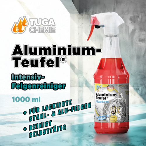 Tuga Chemie - Aluminium-Teufel (extrem kraftvoller Felgenreiniger) 1L Spraydose