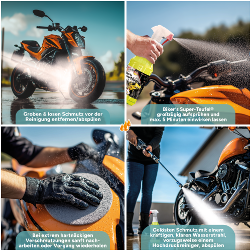 Tuga Chemie - Biker's Super-Teufel Motorrad Reiniger 1L Spraydose